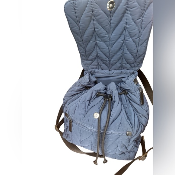 Kate Spade Blue Quilted Backpack - Picture 6 of 9